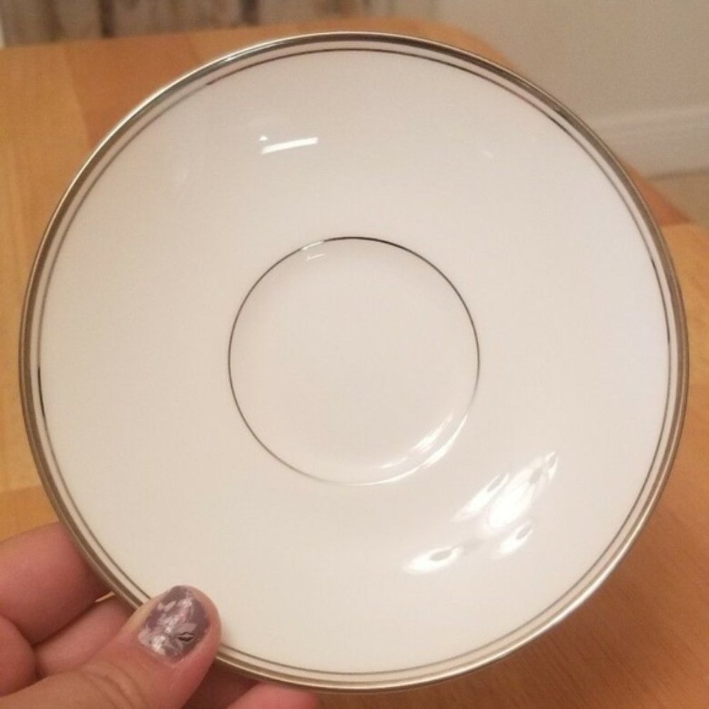 Waterford Kilbarry Platinum Teacup Saucer NEW